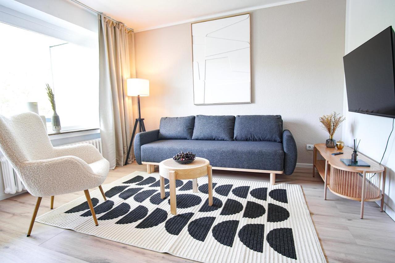 Homefy Feel-Good Apartment - Own Parking, Balcony And Garden Есен Екстериор снимка